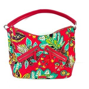 Vera Bradley Vivian Hobo Bag Rumba Floral Handbag‎ Brand New NO Long Strap